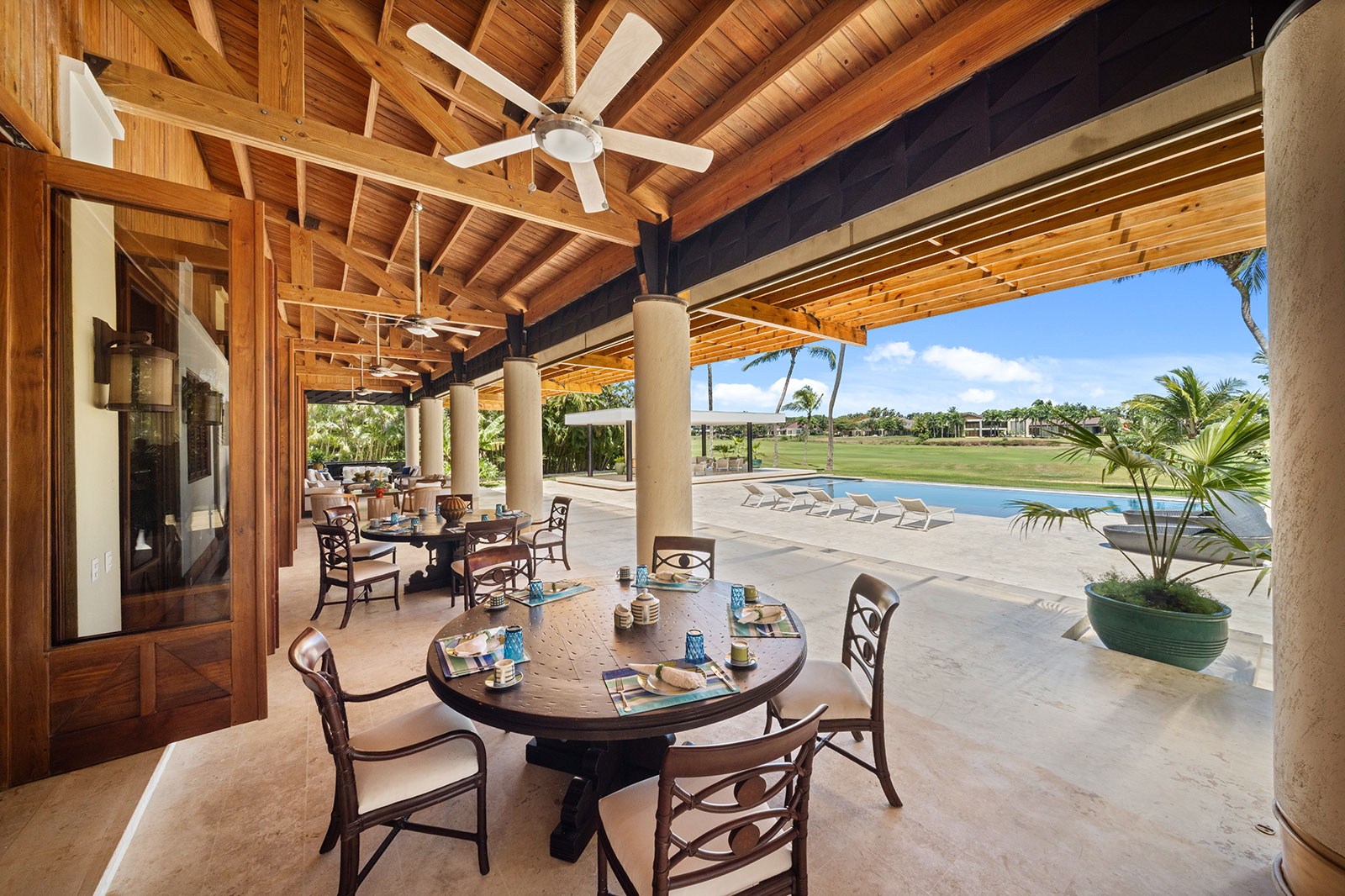 El Batey 11 outdoor dining terrace, Casa de Campo®