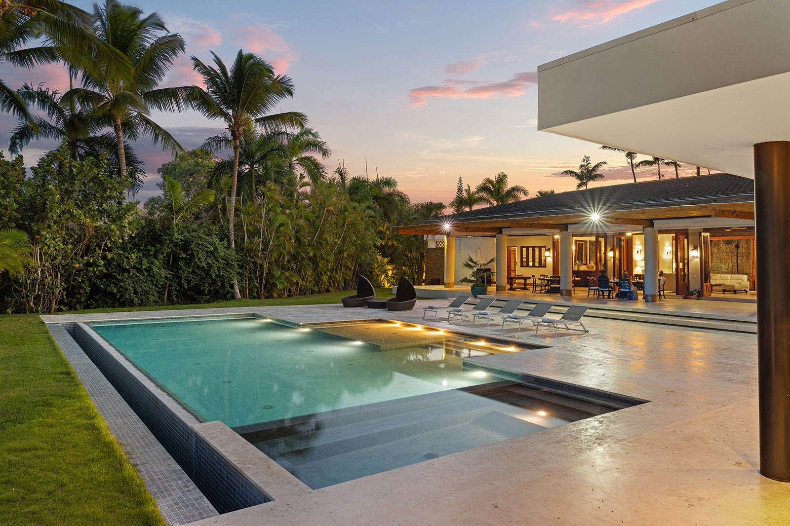 El Batey 11 pool and coral-stone terrace, Casa de Campo®