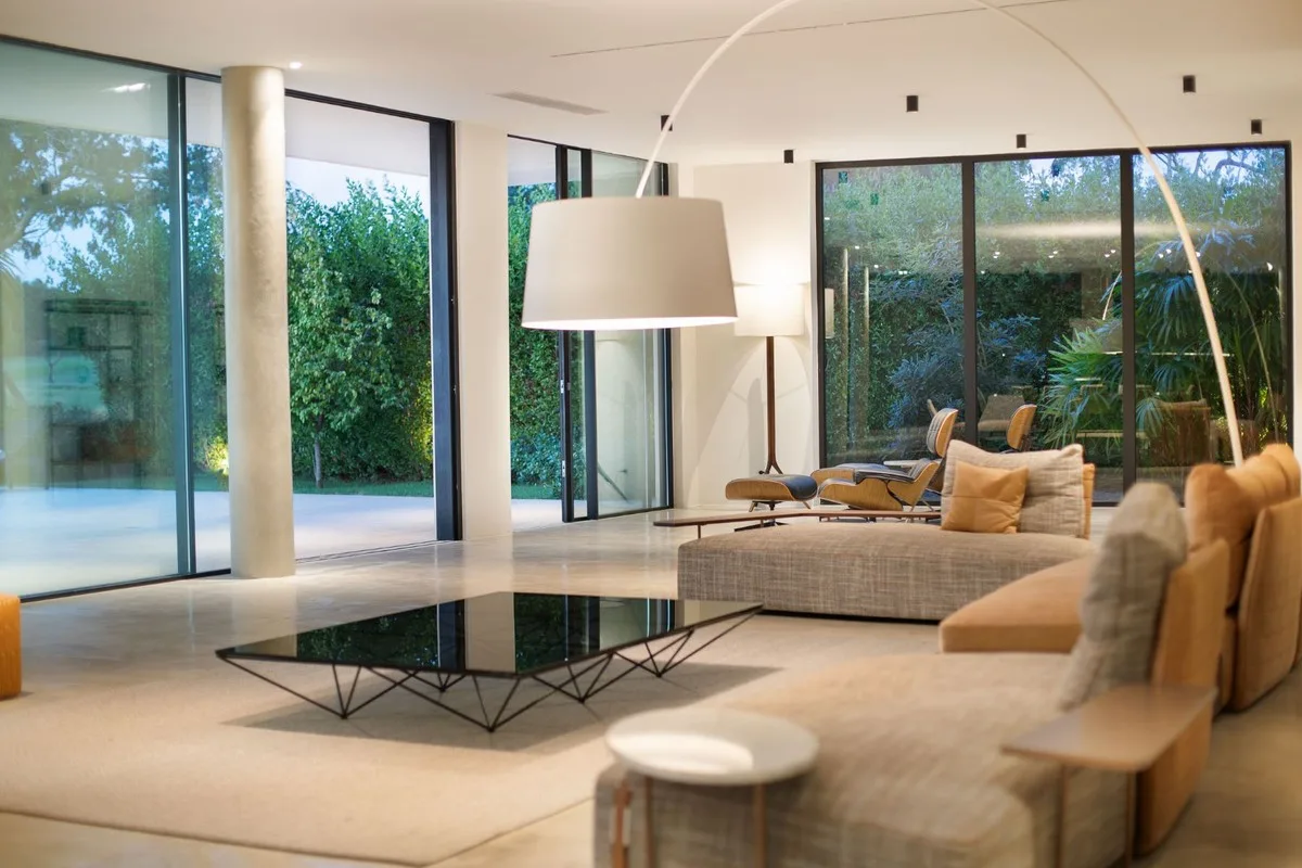 Living room with glass walls to the garden, El Valle 6, El Valle, Casa de Campo®