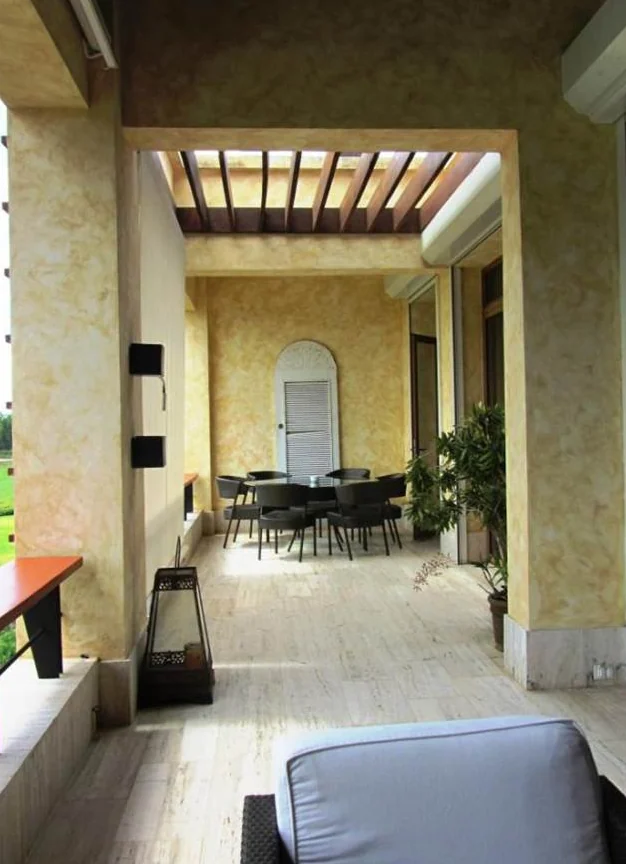 Covered wraparound balcony with outdoor dining, Los Altos I Penthouse, Los Altos, Casa de Campo®