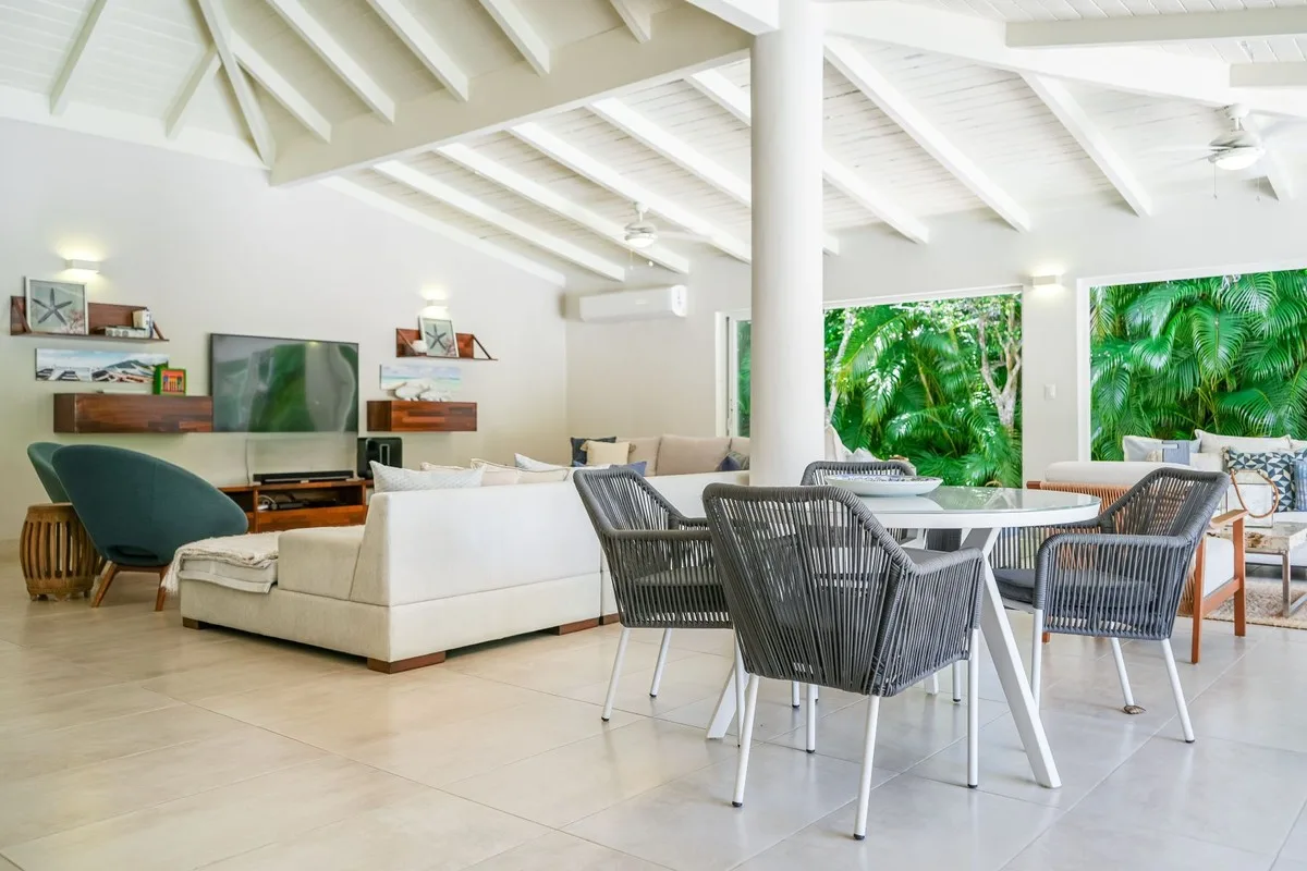 Living and dining area with garden views, Los Lagos 64, Los Lagos, Casa de Campo®