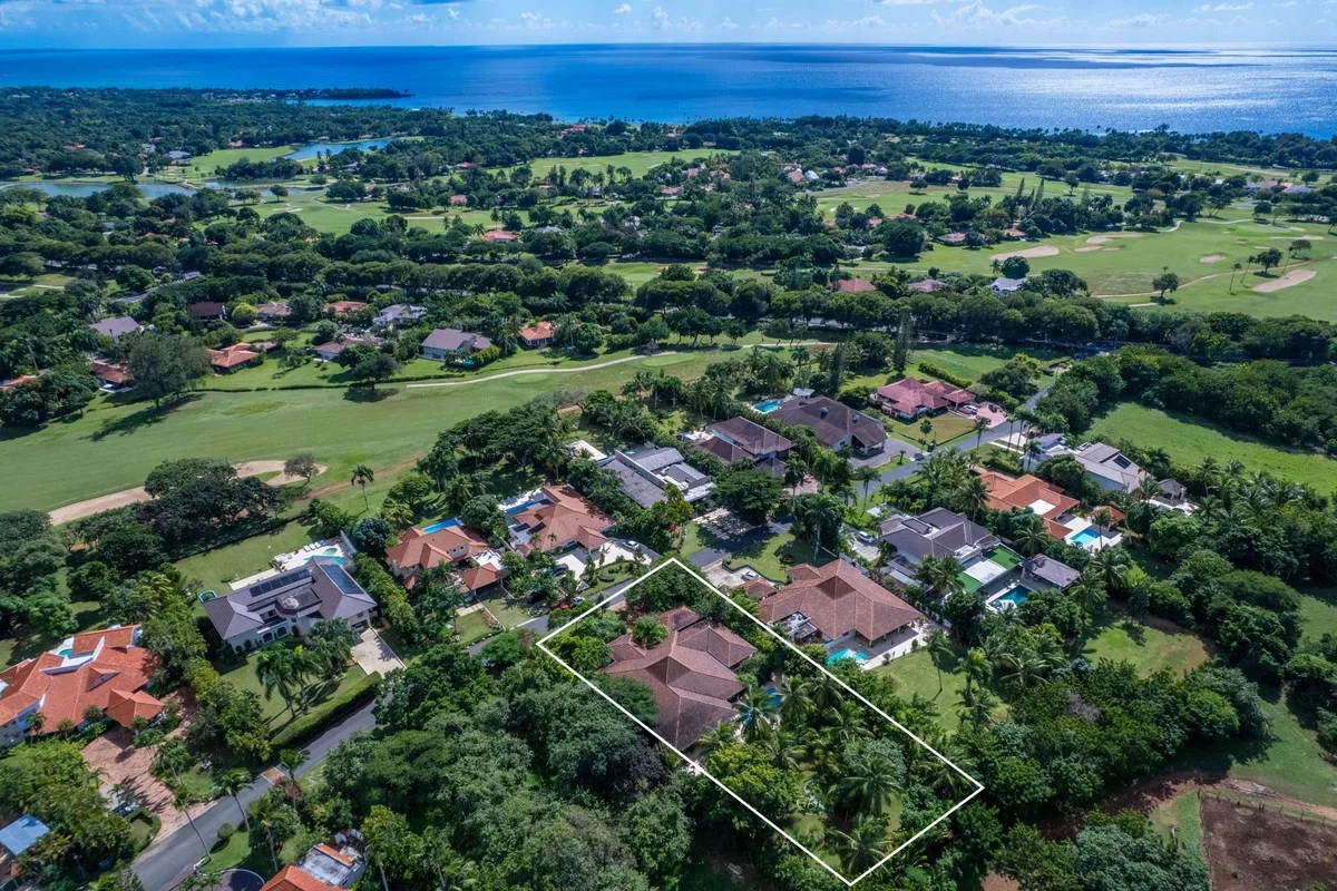 Aerial view of the villa among Rancho Arriba homes, Rancho Arriba 30, Rancho Arriba, Casa de Campo®