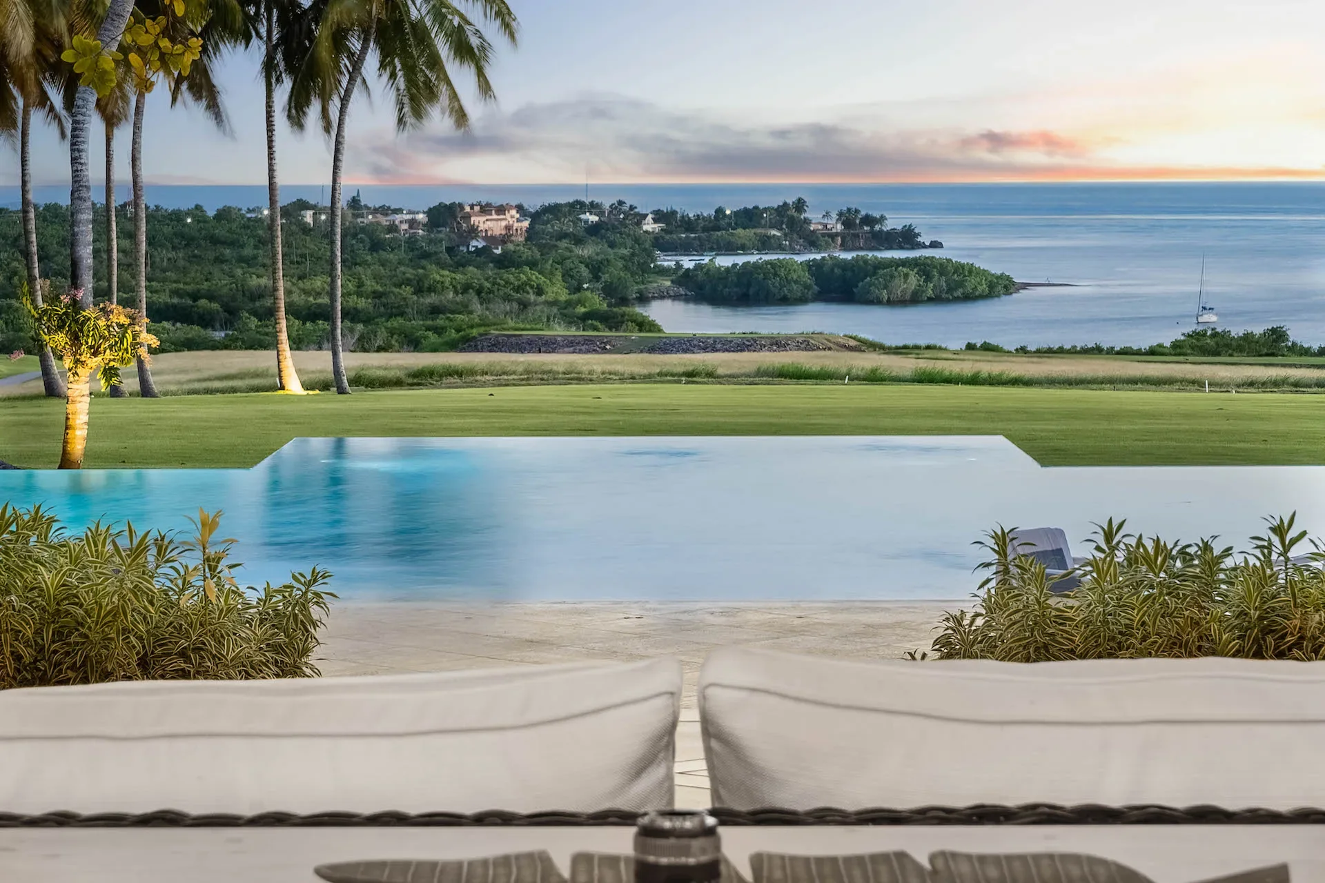 Pool and view at Vista Chavón 7, a CPH villa — Casa de Campo® Resort, Dominican Republic